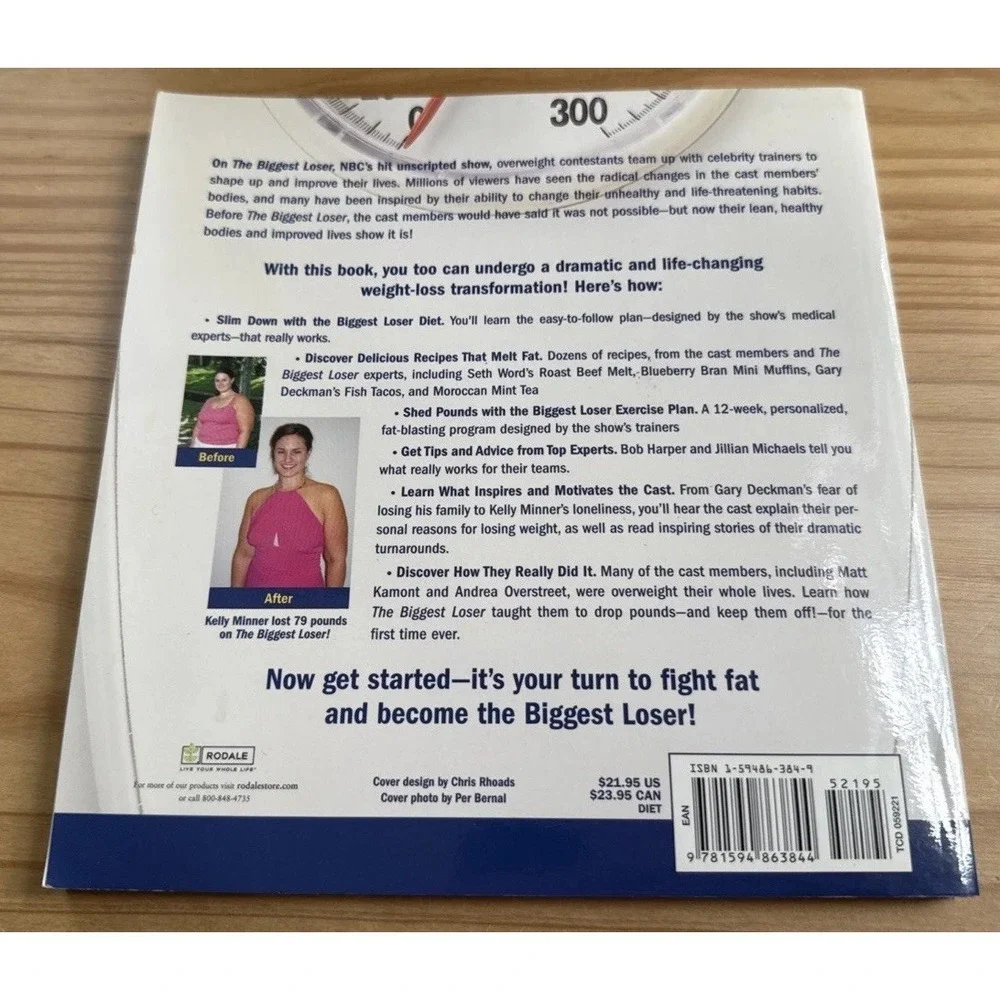 Biggest Loser Weight Loss Book‎ 2005 Paperback Bob Harper NBC